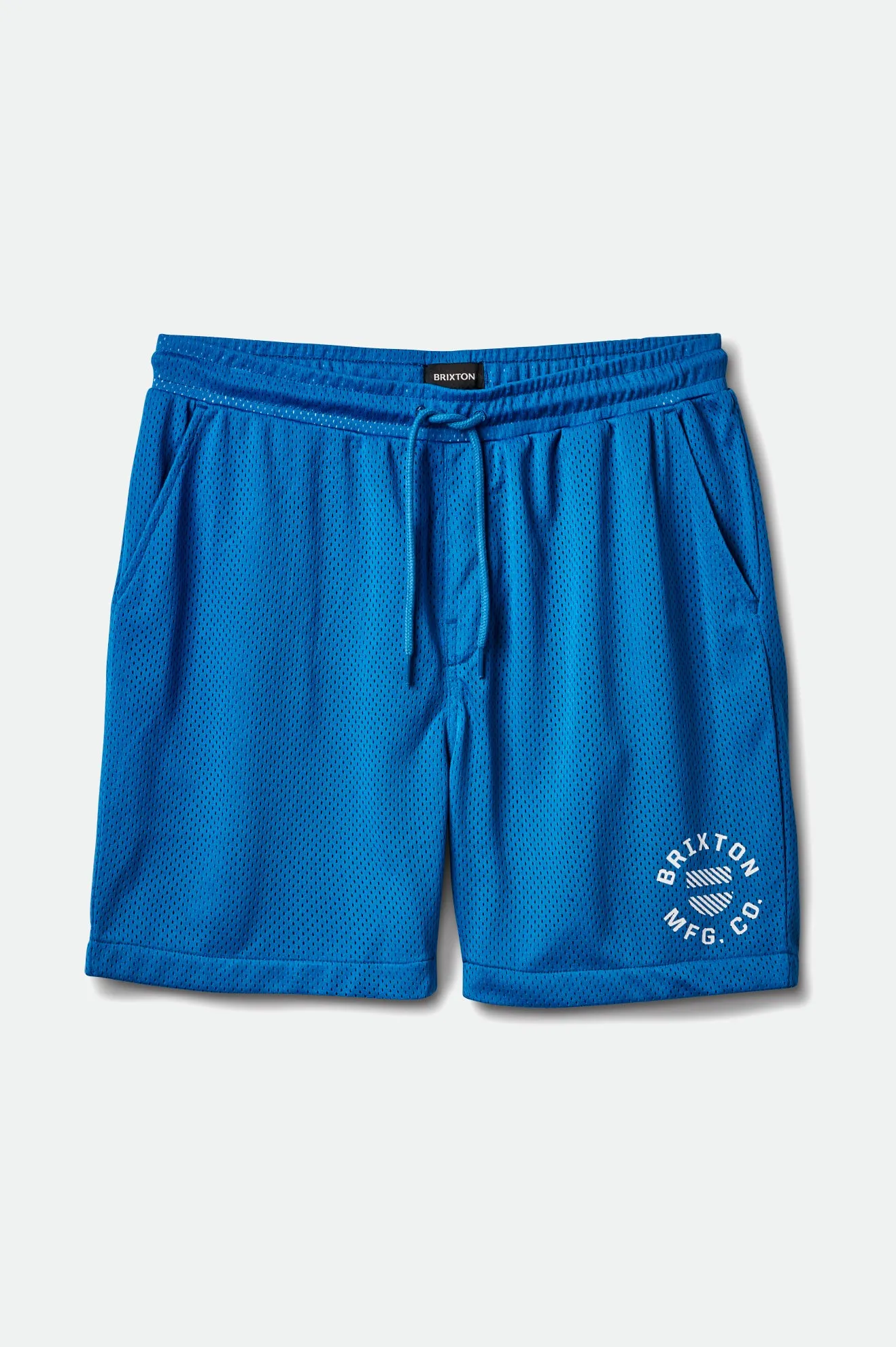 Shield Crest Mesh Short - Sky Blue