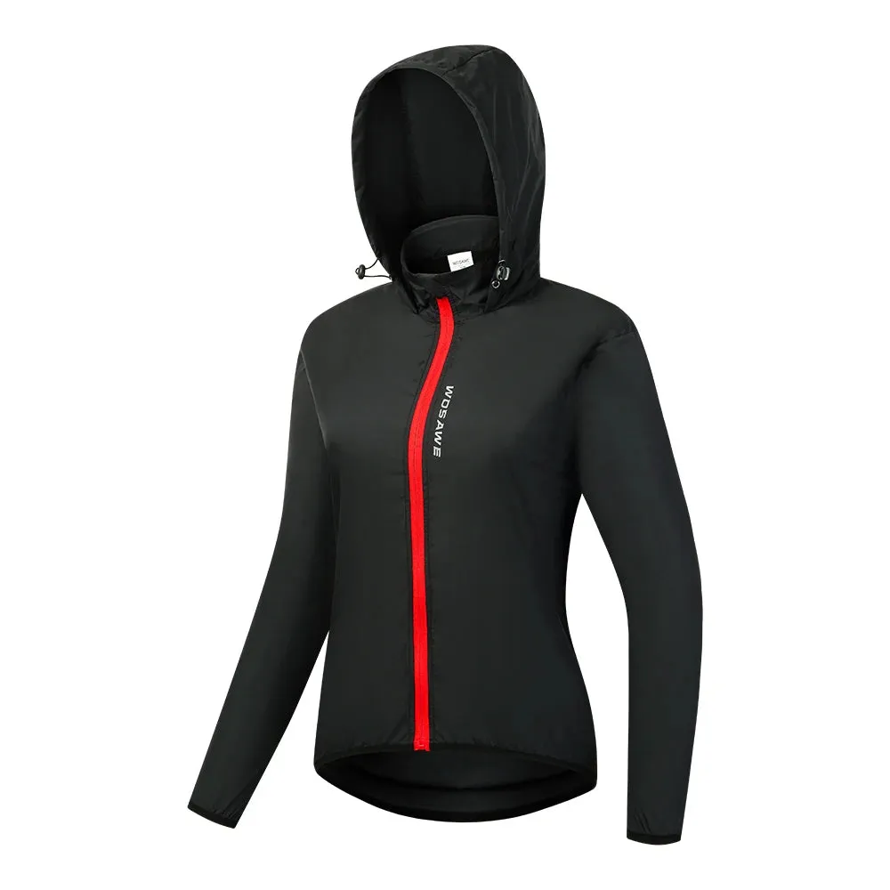 Women's Windproof Running Jacket Hooded